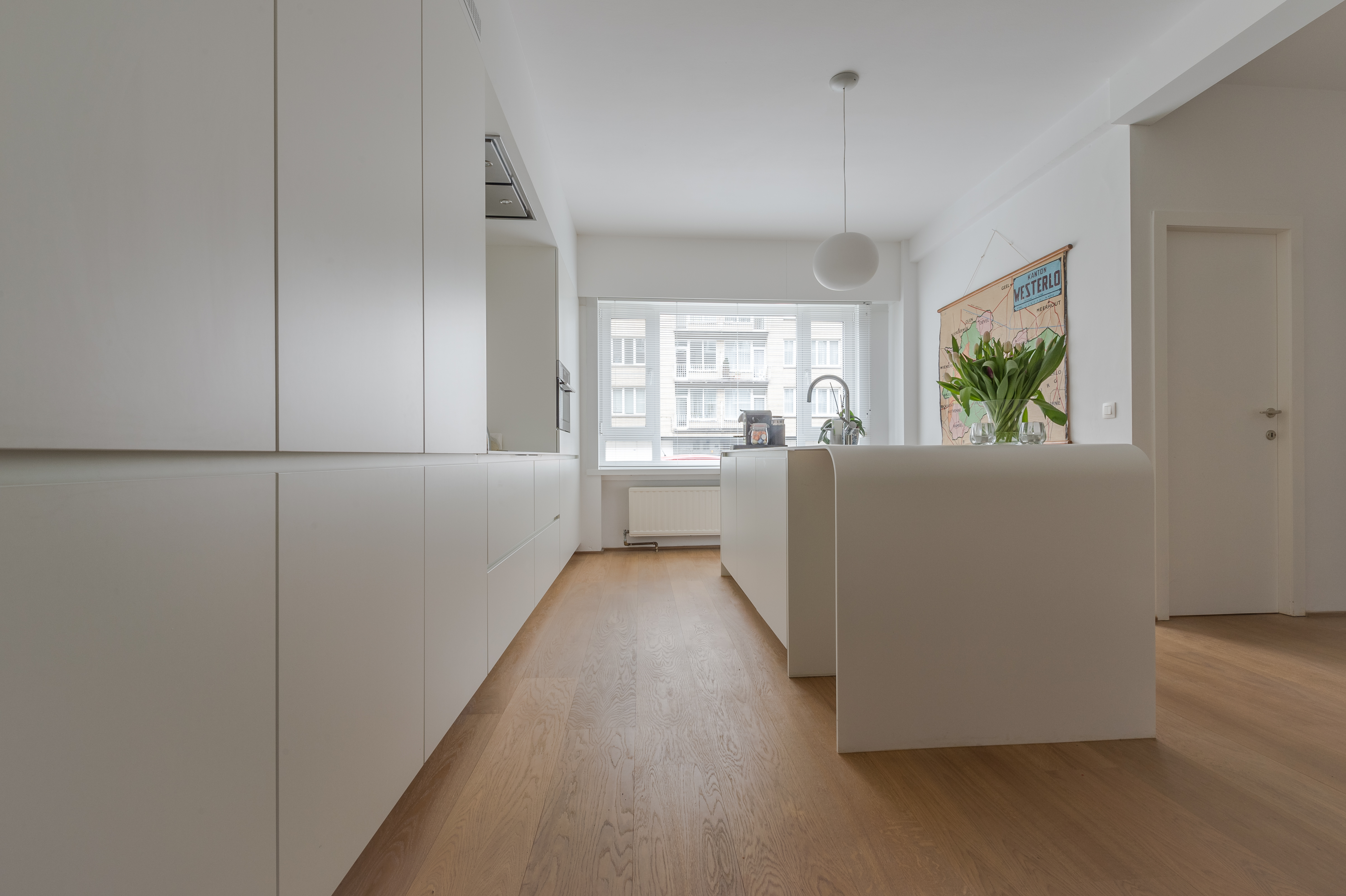 witte keuken in corian