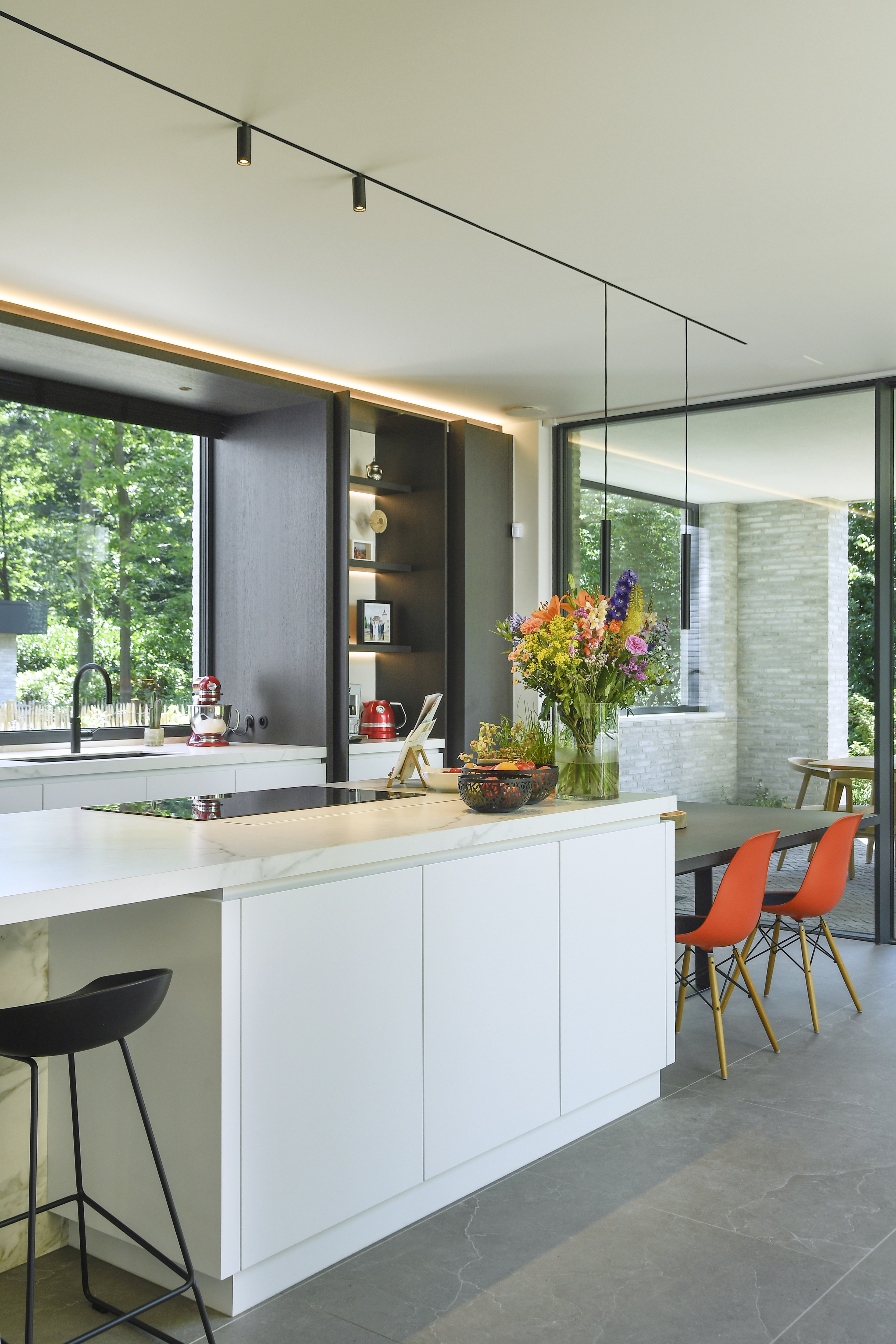 lichte keuken hout en wit