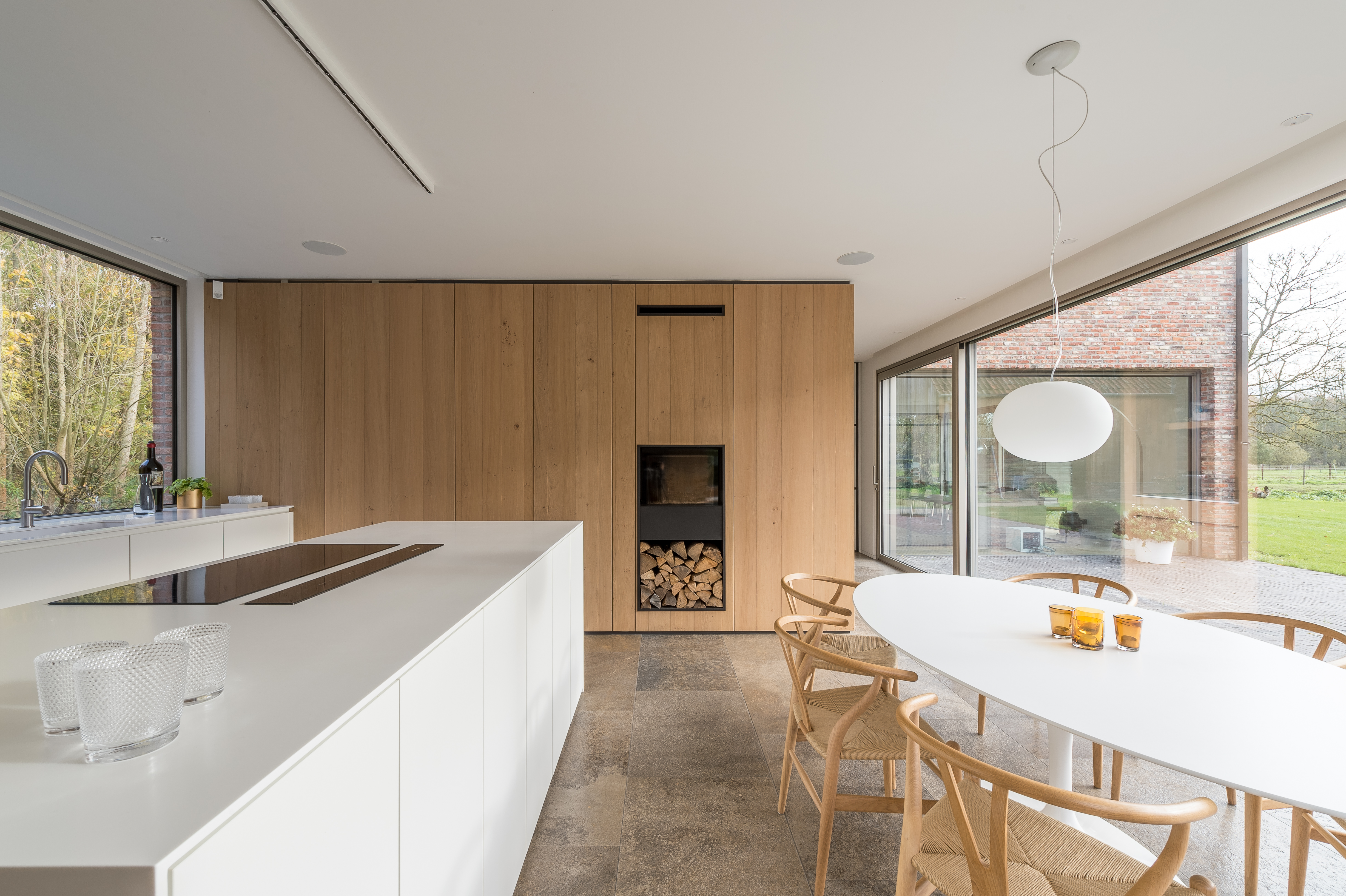 houten keuken scandinavisch interieur