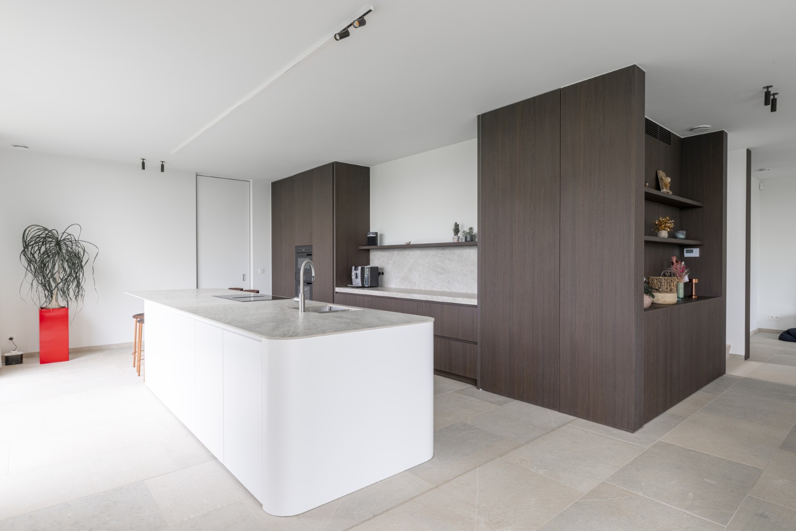 keuken met afgeronde hoeken